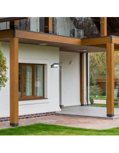 Aplique LED solar moderno con sensor de movimiento Fomasa | LeonLeds Iluminación 2