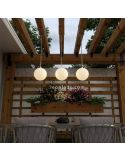 Lámpara LED portátil RGB Sora recargable exterior New Garden | LeonLeds Iluminación