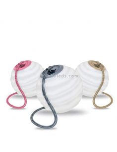 Lámpara LED portátil RGB Sora recargable gris New Garden | LeonLeds Iluminación 2