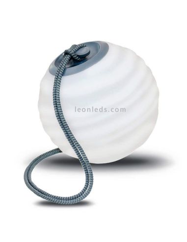 Lámpara LED portátil RGB Sora recargable gris New Garden | LeonLeds Iluminación
