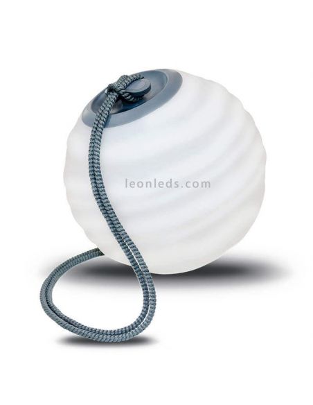 Lámpara LED portátil RGB Sora recargable gris New Garden | LeonLeds Iluminación