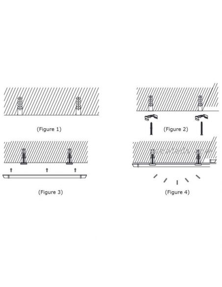 Écran LED Linéaire 150Cm avec 50W et 6 000Lm Blanc Vtac | LéonLeds