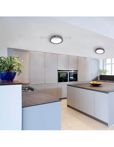 Plafón de baño grande y redondo LED IP44 30W Outdoor de Sulion