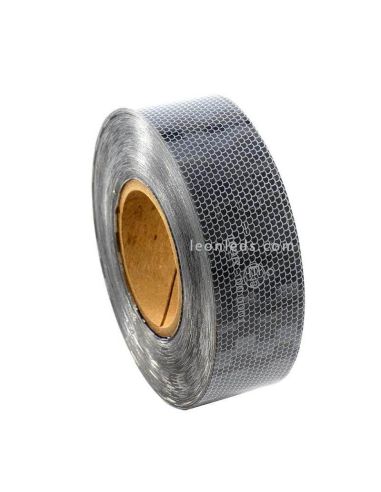 Ruban adhésif réfléchissant homologué blanc 50 mètres 50,8 mm V23 | leonleds