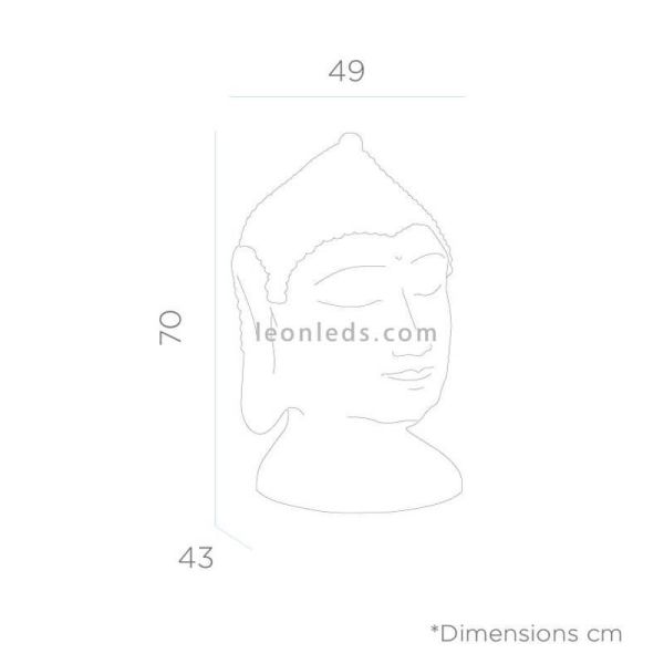 Lámpara decorativa zen Goa  con cable de 40 cm | LeonLeds Iluminación
