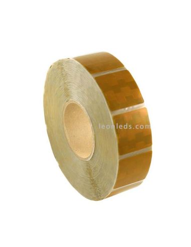 Cinta adhesiva flexible reflectante homologada ambar 50 Metros 50,8mm V23 Vignal | LeonLeds