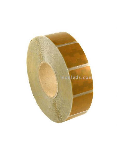 Fita adesiva flexível reflexiva aprovada âmbar 50 metros 50,8 mm V23 Vignal | leonleds