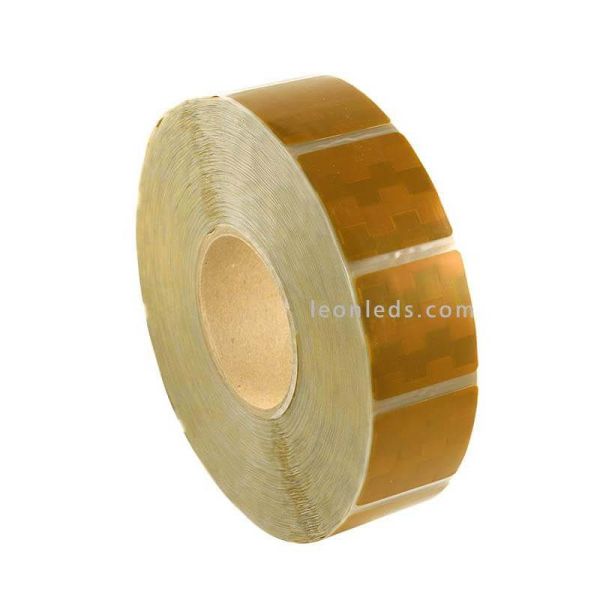 Ruban adhésif souple réfléchissant homologué ambre 50 Mètres 50.8mm V23 Vignal | leonleds