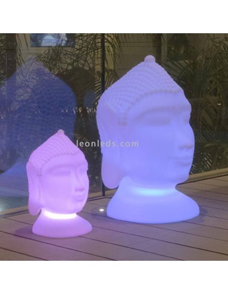 Lámpara RGB zen recargable Goa 40 o 70 cm | LeonLeds Iluminación