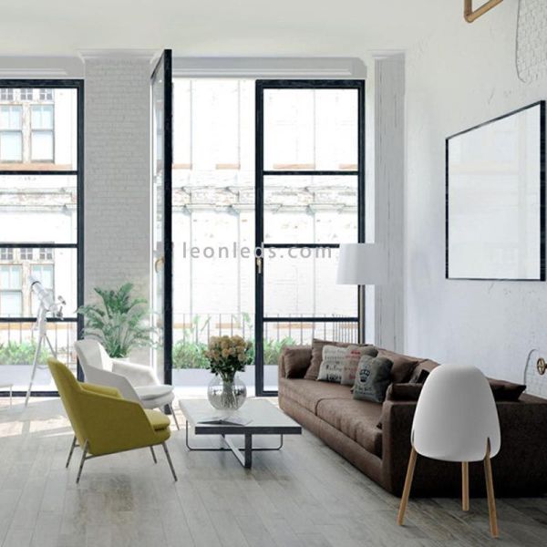 Lámpara de pie exterior madera con cable Rocket 70 cm interior | LeónLeds Iluminación