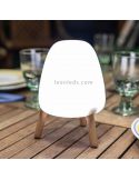 Lámpara de mesa Rocket táctil recargable New Garden regulable| LeonLeds Iluminación