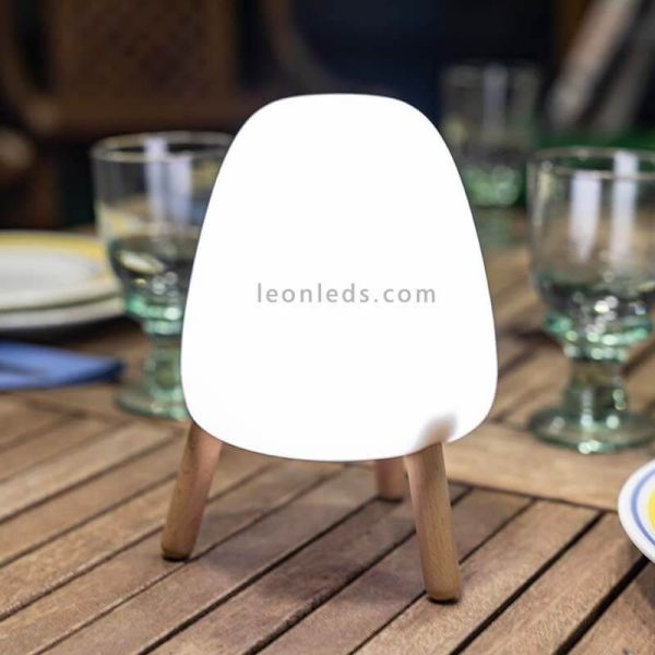 Lámpara de mesa Rocket táctil recargable New Garden regulable| LeonLeds Iluminación