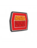 Faro Trasero LED 3 Funciones Posición Freno Intermitente Con Cable conector Bajonet 12-36V Remolque Camión 24V | LeonLeds