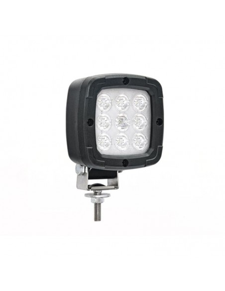 Faro de LED para Tractor Camión remolque agícola, bañera, carretilla, grua, maquinaria industrial Fristom FT036 15W Cuadrado 12V