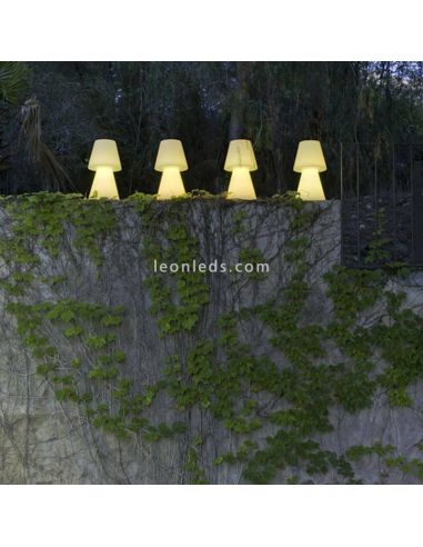 Lámpara de mesa LED Lola 20 portátil 2 formatos disponibles RGB | LeonLeds Iluminación