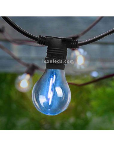 Pack 3 Guirnaldas Allegra negra con cable RGB  New Garden | LeonLeds Iluminación