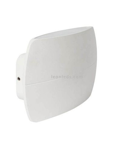 Aplique LED moderno de exterior blanco mate New Era de Sulion