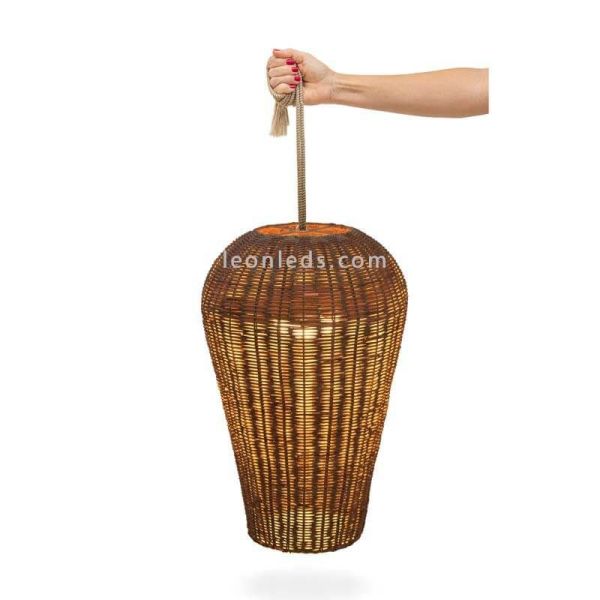 Lámpara colgante portátil sin cables Saona 50 New Garden | LeonLeds Iluminación