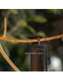 Lámpara colgante portátil sin cables Saona 50 foto detalle gancho New Garden | LeonLeds Iluminación