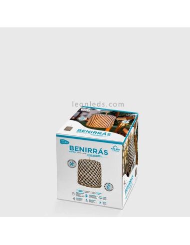 Lámpara bombilla LED colgante portátil y recargable Benirrás foto del paquete New Garden | LeonLeds Iluminación
