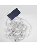 Pack 3 guirlandas de LED Allegra branco ao ar livre solar New Garden | Leon Iluminação LED