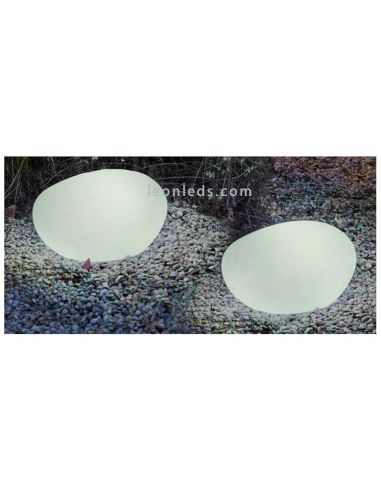 Lámpara decorativa exterior con cable Petra 40Cm IP65 polietileno New Garden | LeónLeds Iluminación