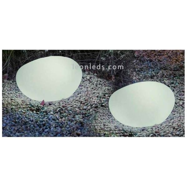 Lámpara decorativa exterior con cable Petra 40Cm IP65 polietileno New Garden | LeónLeds Iluminación