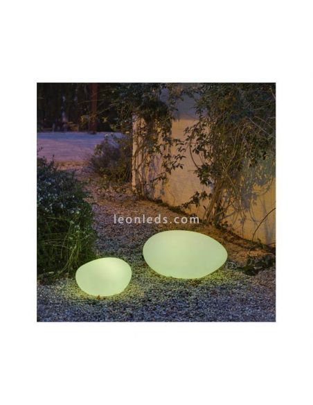 Lampe décorative d'extérieur disponible en 2 tailles avec câble Petra 40Cm New Garden | Éclairage LeonLeds