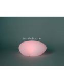 Lámpara LED con color de luz RGB decorativa solar y recargable de 40Cm Petra New Garden | LeónLeds Iluminación