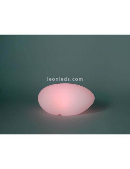 40Cm Petra Novo Jardim Solar Recarregável Decorativo Cor RGB Lâmpada CONDUZIDA | Leon Iluminação LED