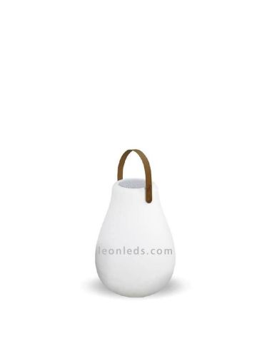 Lámpara de sobremesa LED exterior portátil altavoz Kurby Play New Garden | LeónLeds Iluminación