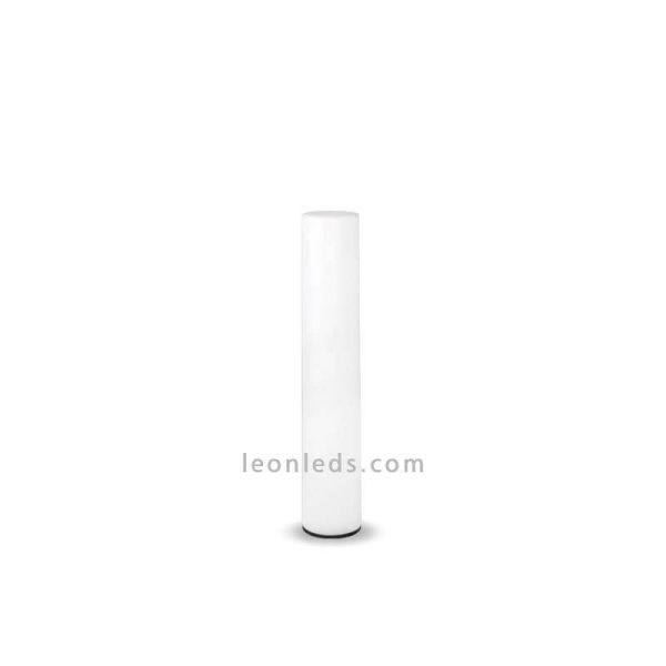 Lámpara de pie LED exterior cilíndrica cálida 100Cm Fity New Garden | LeónLeds Iluminación