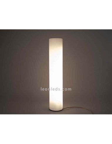 Lâmpada de assoalho de LED ao ar livre cilíndrica tamanho de cor de luz quente 160Cm detalhe de luz Fity New Garden | Leon Ilumi