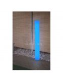 Lámpara de pie LED luz RGB exterior batería recargable tamaño 160Cm Fity New Garden | LeónLeds Iluminación
