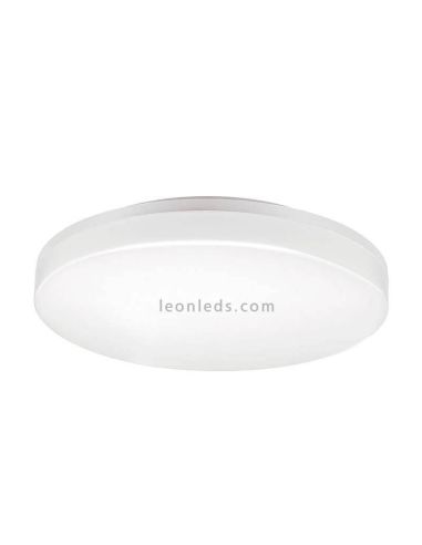 Plafón LED para exterior blanco redondo IP44 24W Canadian | LeónLeds Iluminación | Lámpara de techo para entrada