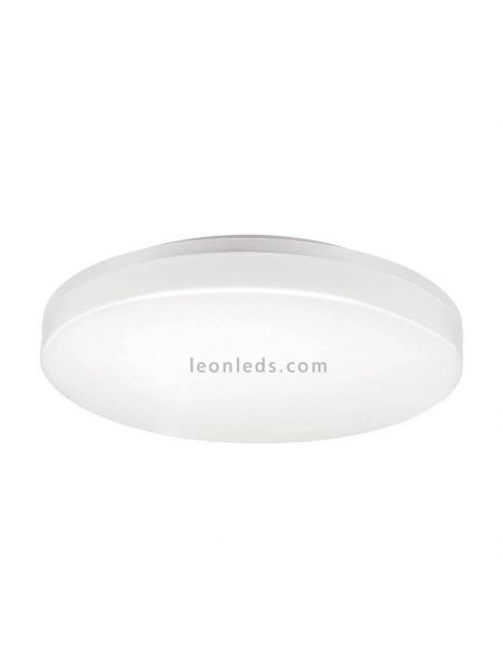 Plafón LED para exterior blanco redondo IP44 24W Canadian | LeónLeds Iluminación | Lámpara de techo para entrada