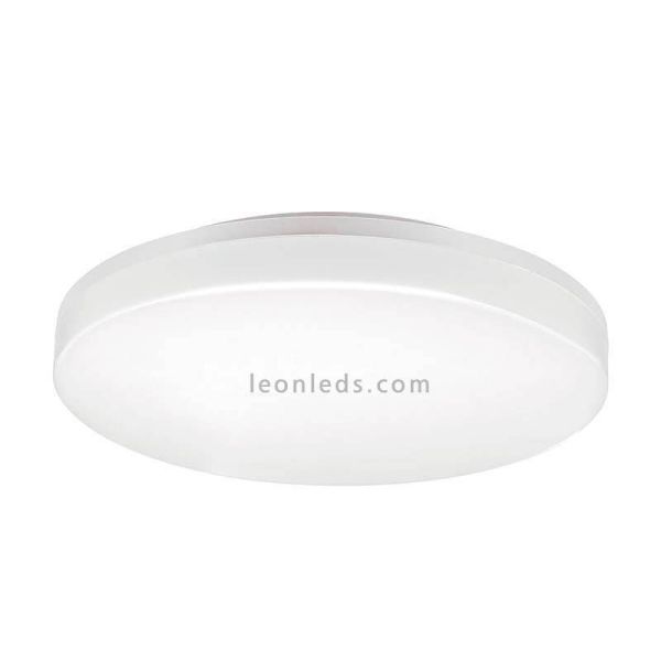 Plafón LED para exterior blanco redondo IP44 24W Canadian | LeónLeds Iluminación | Lámpara de techo para entrada