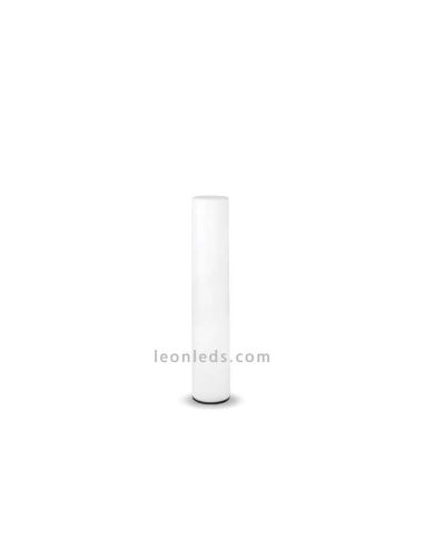Lámpara de pie LED cilíndrica exterior batería recargable 100Cm Fity New Garden | LeónLeds Iluminación