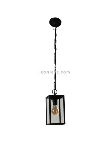 Lampe d'extérieur suspendue industrielle Lope | Éclairage LeónLeds | plafonnier suspendu pour terrasse