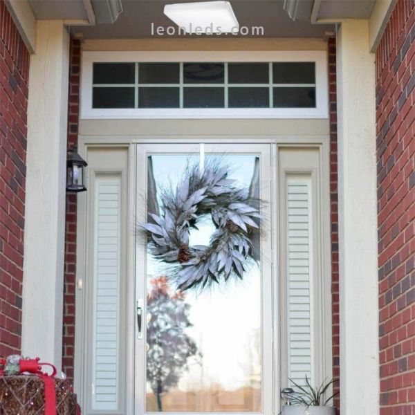 Plafón LED cuadrado blanco para baño IP44 24W Canadian | LeónLeds Iluminación | lampara techo terraza