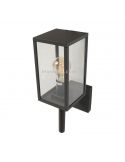 Baliza para exterior estilo industrial Lope | LeónLeds Iluminación | lámpara de suelo de cochera y garaje