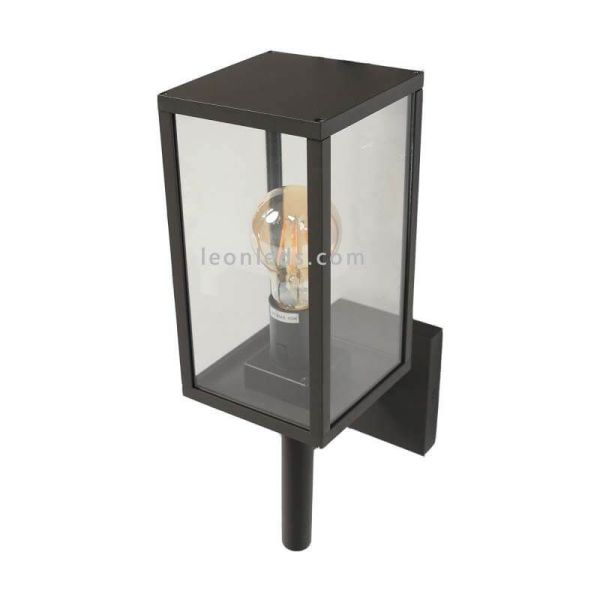 Baliza para exterior estilo industrial Lope | LeónLeds Iluminación | lámpara de suelo de cochera y garaje