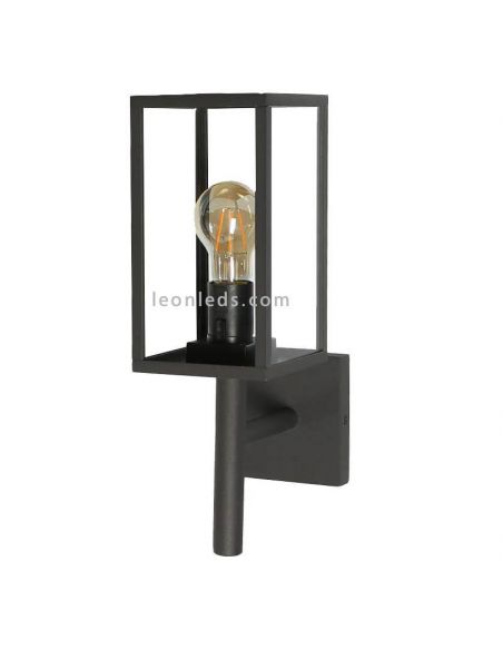 Balise d'extérieur de style industriel Lope | Éclairage LeónLeds | lampadaire de jardin