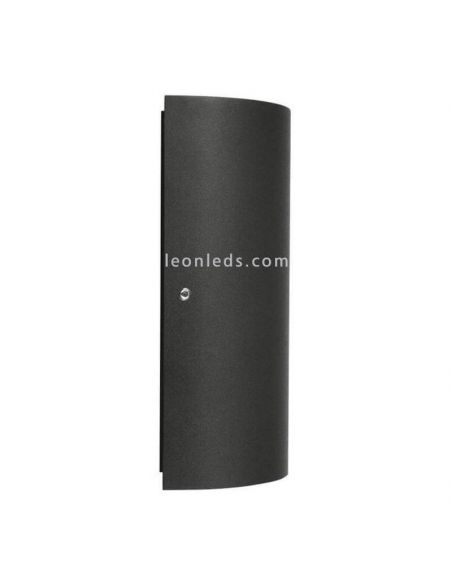 Aplique de Pared Exterior LED 12W luz cálida 3000k Gris Oscuro| LeonLeds Iluminación