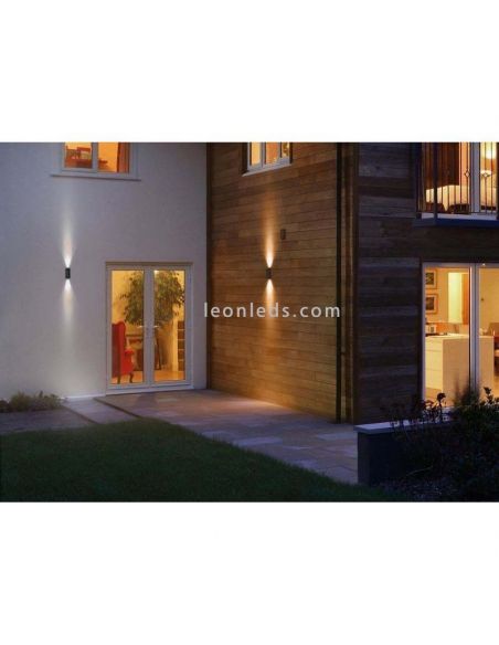 Aplique de Pared Exterior LED 12W 3000k Gris Oscuro ENDURA STYLE UPDOWN 12 W DG | LeonLeds