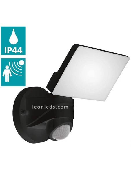 Aplique LED de exterior con sensor para jardín Pagino | LeónLeds Iluminación | lámpara de pared resistente agua