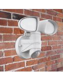 Aplique LED con doble luz direccionable y sensor para exterior Pagino | LeónLeds Iluminación | lampara pared ambiente