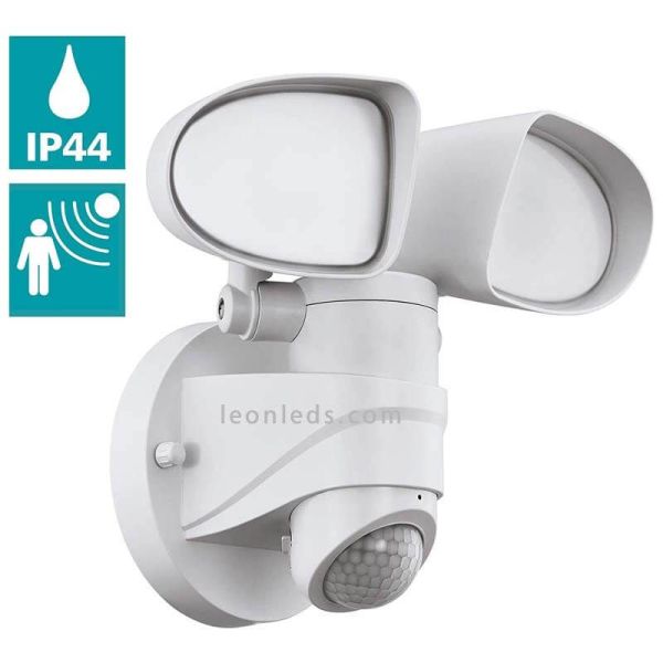 Aplique LED con doble luz direccionable y sensor para exterior Pagino | LeónLeds Iluminación | lampara pared resistente al agua