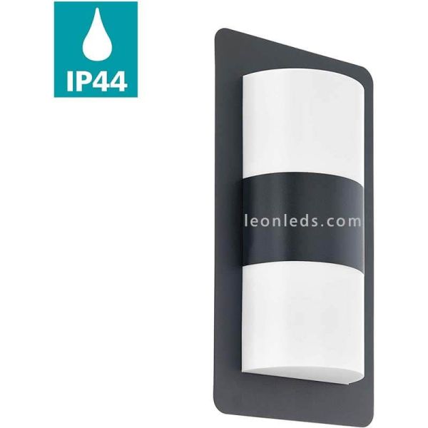 Applique murale d'extérieur moderne Cistierna | Éclairage LeónLeds | applique grise anthracite IP44