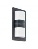 Applique murale d'extérieur moderne Cistierna | Éclairage LeónLeds | applique murale gris anthracite